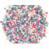 SEQUINS MULTICOLORES PASTEL RONDS 0,6 CM