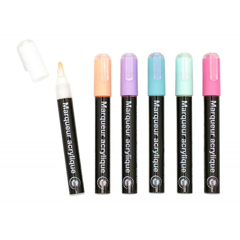 MARQUEUR X6 COULEURS PASTEL
