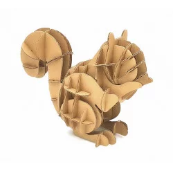 ECUREUIL CARTON A ASSEMBLER 13,5X6,5X9,1