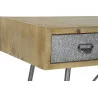 CONSOLE BRUCE EN SAPIN ET MÉTAL AVEC 3 TIROIRS 120X48,5X78cm CONSOLE BRUCE EN SAPIN ET MÉTAL AVEC 3 TIROIRS 120X48,5X78cm