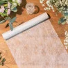 CHEMIN DE TABLE 30CMX5M BLANC