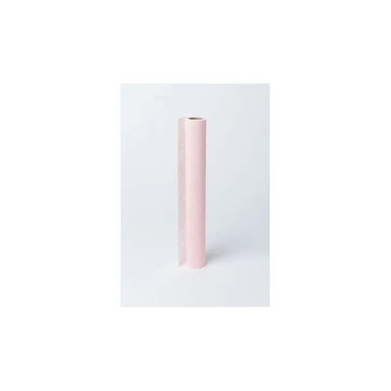 CHEMIN DE TABLE 30CMX5M ROSE intisse