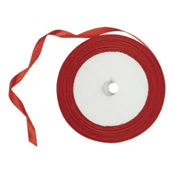RUBAN SATIN 6 MM X 20M ROUGE