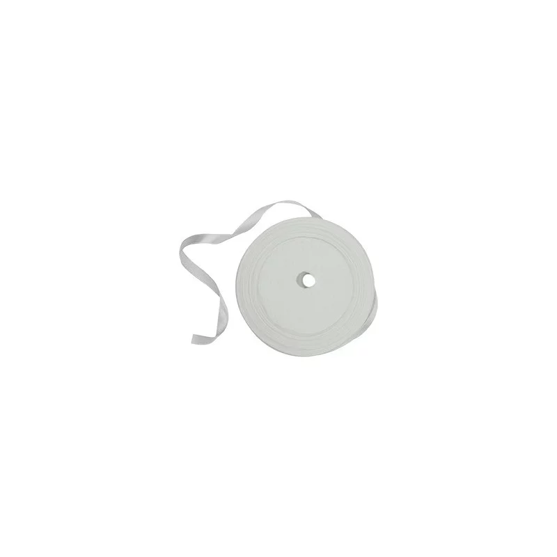 RUBAN SATIN 6MMX20M BLANC
