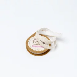 DENTELLE BEIGE ADHESIVE 1CMX2M