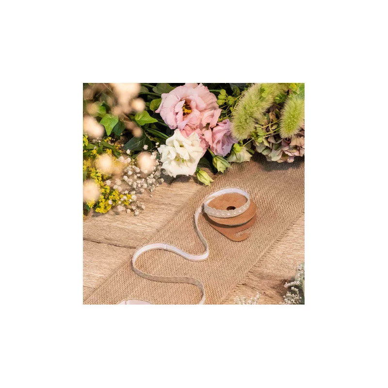 DENTELLE FICELLE ADHESIVE 1CMX2M