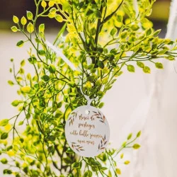GUIRLANDE MINI FEUILLES RONDES