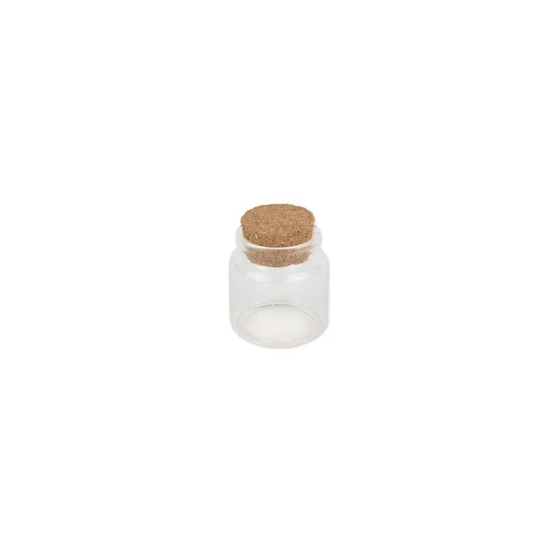 FIOLE VERRE BOUCHON LIEGE 4.5X5.5CM