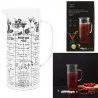 PICHET AVEC RECETTE COCKTAIL 2L EN VERRE