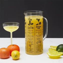 PICHET AVEC RECETTE COCKTAIL 2L EN VERRE
