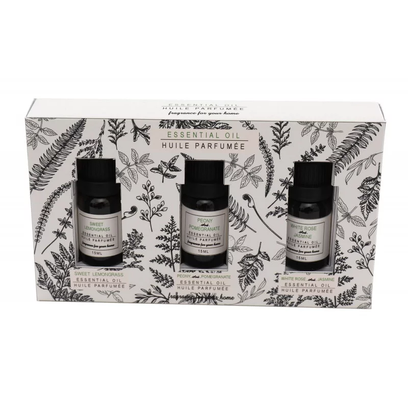 LOT 3 HUILES ESSENTIELLES 15ML