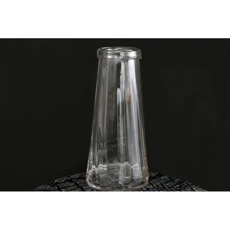 VASE TRANSPARENT 29X14CM VERRE