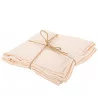 4 SERVIETTES GAZE DE COTON BLUSH 40X40