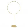 CERCLE SUR PIED A DECORER METAL OR MM