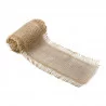 RUBAN TOILE DE JUTE EFFILEE 15CMX5M