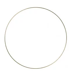 CERCLE A DECORER METAL OR DIAM 40CM
