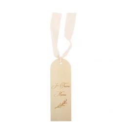 MARQUE-PAGE JE T'AIME MAMIE EN BOIS 15X