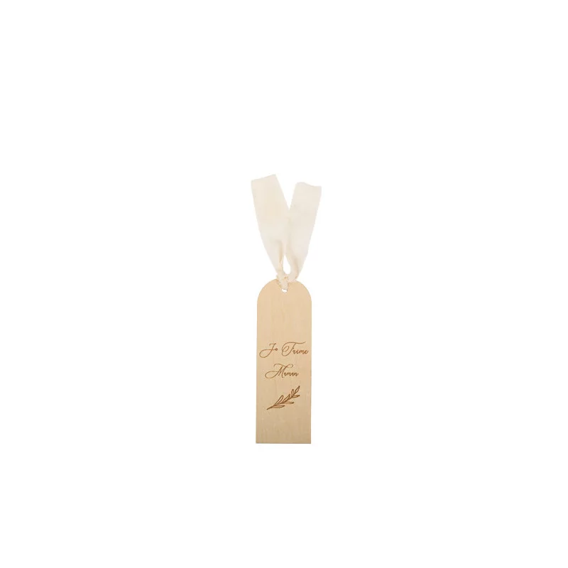 MARQUE-PAGE JE T'AIME MAMAN EN BOIS 15X