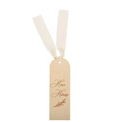 MARQUE-PAGE MERCI MAITRESSE EN BOIS 15X