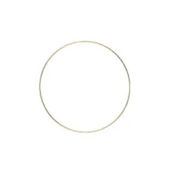 CERCLE A DECORER METAL OR DIAM 20CM
