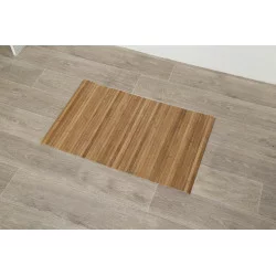 TAPIS BAMBOU NAT ANTI-DERAPANT 50X80CM