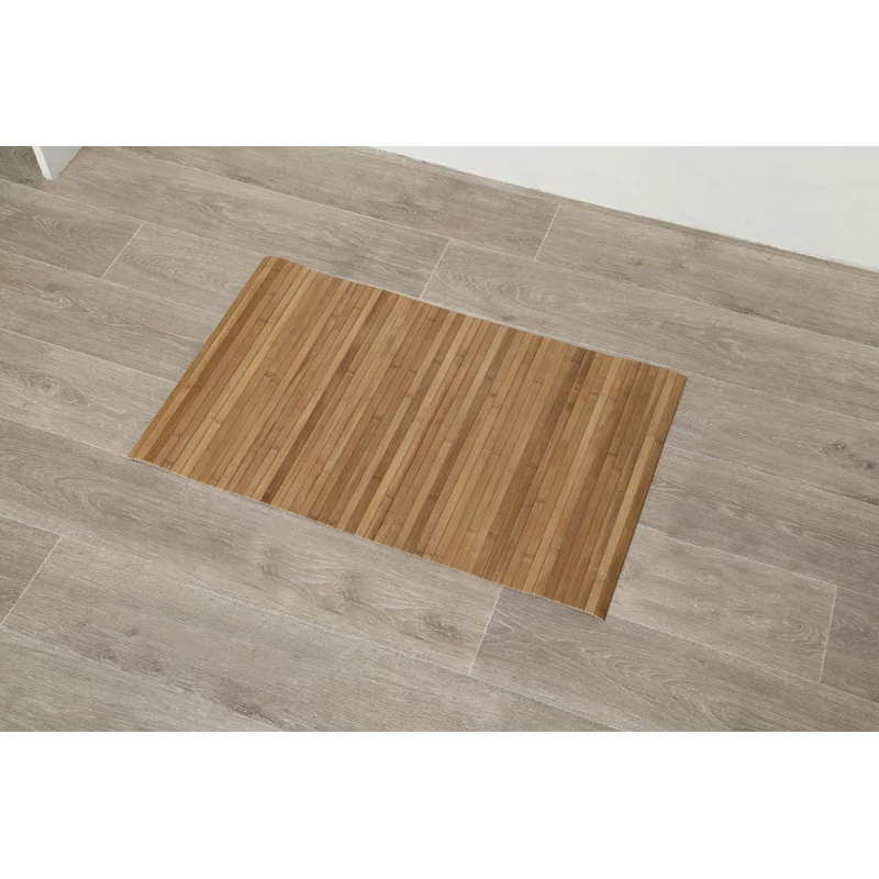 TAPIS BAMBOU NAT ANTI-DERAPANT 50X80CM