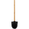 BROSSE WC NOIR MANCHE BAMBOU