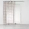 VOILAGE NALIKA 140x240CM EFFET LIN TISSE IMPRIME