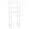MEUBLE METAL BLANC 3 TABLETTES POUR TOIL