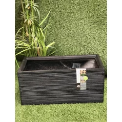 SVART RAND PLANTER PM 50X23X23CM