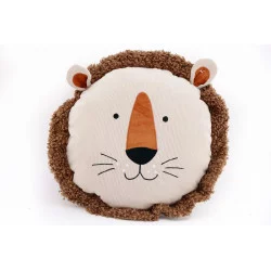 COUSSIN TÊTE DE LION D35cm