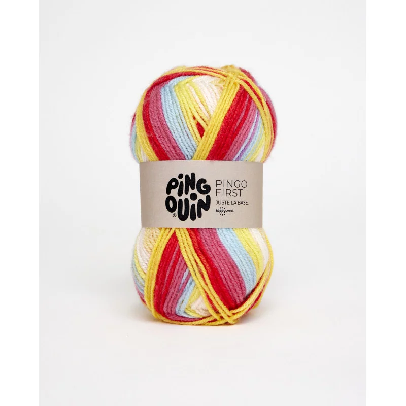 Pelote de laine Pingo First arlequin