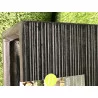jardiniere. "stripe" noir pm 50x23h23cm