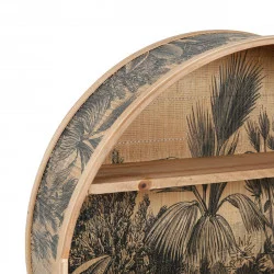 ETAGERE MURALE PALMEO NOIR D50CM PM