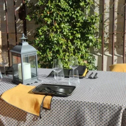 NAPPE SISAL TOURNESOL 250X150CM COTON EN