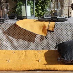 NAPPE SISAL TOURNESOL 250X150CM COTON EN