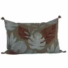 COUSSIN LEAVES CUIR 50X80 COTON ET LIN 3