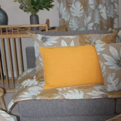 COUSSIN LEAVES TOURNESOL 50X80 COTON ET