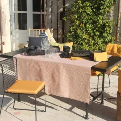 NAPPE EVENTAILS TOURNESOL 150X150CM COTO