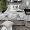 COUSSIN LEAVES NAVY 40X60 COTON ET LIN 3