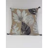 COUSSIN LEAVES NAVY 45X45 COTON ET LIN 3