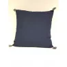 COUSSIN LEAVES NAVY 45X45 COTON ET LIN 3