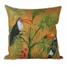 COUSSIN TOUCAN TOURNESOL 45X45CM TISSUS