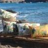 COUSSIN TOUCAN TOURNESOL 45X45CM TISSUS
