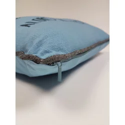 COUSSIN VACANCES STONE BLUE 45X45CM COT