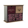 PETIT MEUBLE BOITE BIJOUX FLORAL 30X13X2
