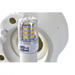 LAMPE ASTRONAUTE PORCELAINE 15.5x13.5x26cm