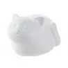 LAMPE LED PETIT CHAT PORCELAINE 23X16X13cm