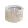 BOUGIE BOIS PIN NATUREL D13xH8,5cm 200 GR.