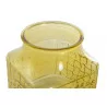 BONBONNIERE VERRE JAUNE CITRON 15,5X15,5 BONBONNIERE VERRE JAUNE CITRON 15,5X15,5